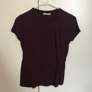 Zara Burgundy T-shirt